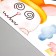 Sticker Plastic Interior color "Funny animals" 30x90 cm