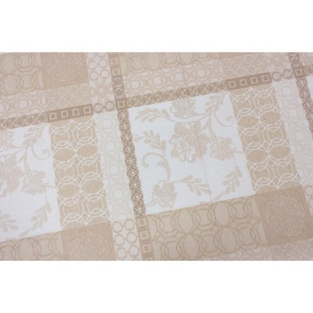 The oilcloth Lucia "Jilio", 140 cm, roll 20 pog. m, beige color-4
