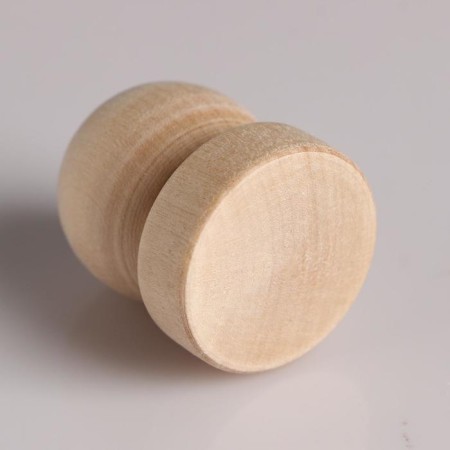 Ручка деревянная "Комод", h=45 мм, D=37мм-1