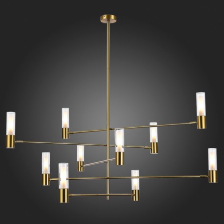 Ceiling Ceiling ST LUCE. SL1239.303.10. Vitra. 10x5 watts, G9, 4000k, 125x125x13 cm, brass color-2