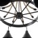 Chandelier 2737/8 E27 40W Black 88x88x60-100 cm