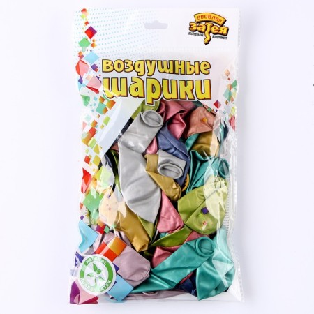 Shar Latex 12 "Chrome", set of 50 pcs., Mix-2