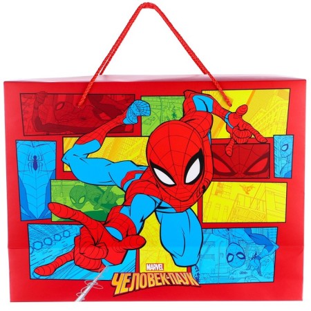 Package-Korobok, 40 x 30 x 15 cm, packaging, spider-man-4