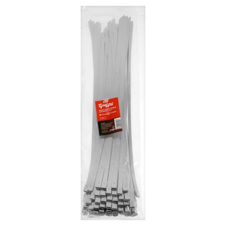 Tundra stainless steel screed, 7.9x400 mm, 100 pcs.-1