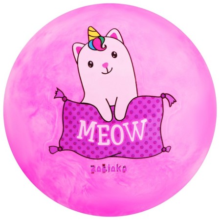Children's ball zabiaka meow, d = 22 cm, 60 g-3