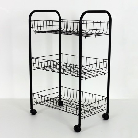 Joy Home carts, 3-tier, black-2