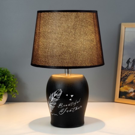 Table lamp "Paris" Black E14 40W 220V 34.5x22.5x22.5 cm Risalux-1