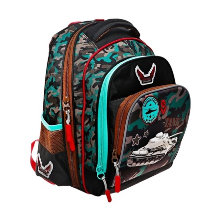 Frame backpack 39 x 29 x 17 cm, Across 550, filling: bag, dark gray ACR22-550-4-2