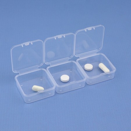 Air man, 4.5 × 4.5 × 2 cm, 1 section, packing - 3 pcs, color transparent-1