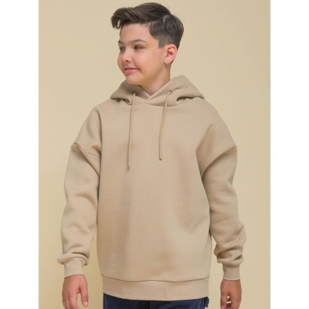 Sweatshirt for boys, height 122 cm, beige color-7