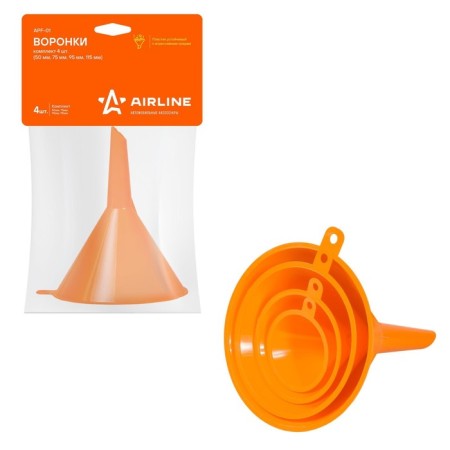 Airline funnels 4 pcs: diameters 50 mm, 75 mm, 95 mm, 115 mm APF-01 2654029