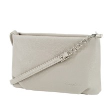 Female bag, artificial leather, beige 24x6x15 cm