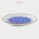 Porcelain shade "Cosmos", d = 18.5 cm, blue color