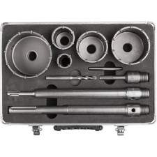 A set of crowns of the bison 29185-H10, by concrete, SDS+ and SDS-MAX, 10 items