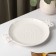 Ceramic Ceramic dish, 23 × 18 cm, white color
