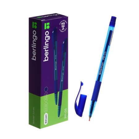Ballic handle 0.5 mm, PR-05, blue ink, flu-1