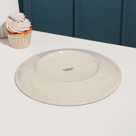 Plate "Pearl", d = 25 cm, beige, porcelain-2