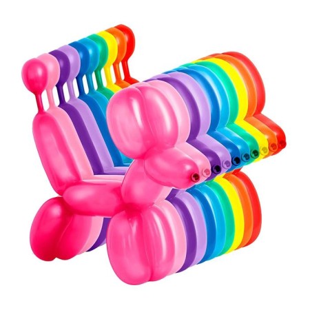 Ball for Twisting latex 150 ", standard, set of 100 pcs., Mix colors