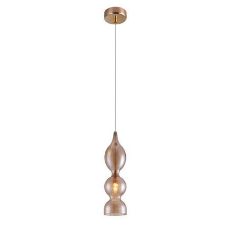 Suspended lamp Crystal Lux, Iris 2073/201, E14, 1x60 W, 47x13x13 cm, Golden color-1