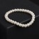 Bracelet Pearl "Bride" ball No. 6, milk color, d = 5.5 cm