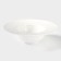 Porcelain plate for Wilmax paste, 600 ml, D = 25 cm, white color