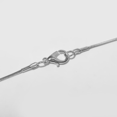 Piece "Bear" toy, white-black color in silver, 70 cm-2