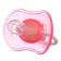 Nipple - orthodontic dummy with container, +3 months, pink color