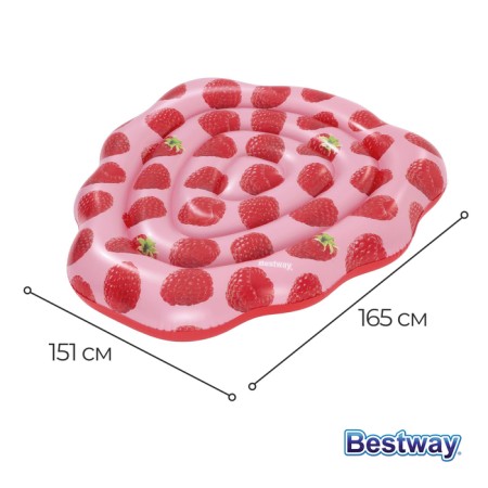 Matrax for swimming "Raspberry Sensation", 165 x 151 cm, 43396-1