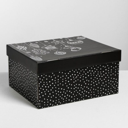 The folding box "heat and comfort", 31.2 x 25.6 x 16.1 cm, New Year