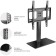 Black Black 26 "-55" Max.30kg TECAL CENTER COMPORTANCE