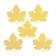 Set of leaves "maple" brilliant large, 5 pcs., Mix color