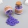 Round 6/0 beads in the bottle "Glycinia" 2x20 g set 2 pcs