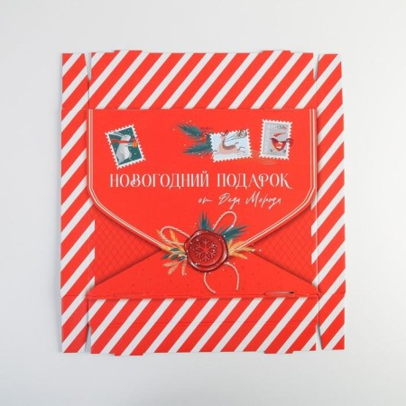The folding box "New Year's gift", 31.2 x 25.6 x 16.1 cm, New Year-5