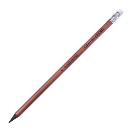 Chernographic pencil with Erichkrause "Metallic", HB, Grifel d = 2.2 mm, plastic, round in a tube, metallic mix-6
