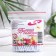 Cosmetic cotton wools with a spiral wagon of 100 pcs p/e package, mix