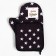 Set kitchen stars mittens-output 20x28cm, severity 17x17cm, 35% x/l, 65% of the p/e