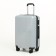 Middle suitcase 24 "On a zipper, code lock, 4 wheels, color gray color