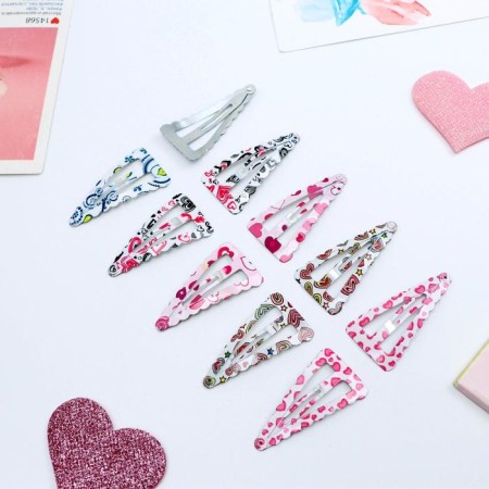 Invisible hair "Alice" (set 10 pcs) 4.7 cm