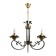 Madfi chandelier 3he14 40W black and gold 55x70x55 cm Bayerlux