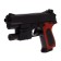 Pneumatic children's pistol "Classic", with a flashlight and a laser