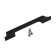Cappio bracket handle, aluminum, m/o 128 mm, black color with gray insert