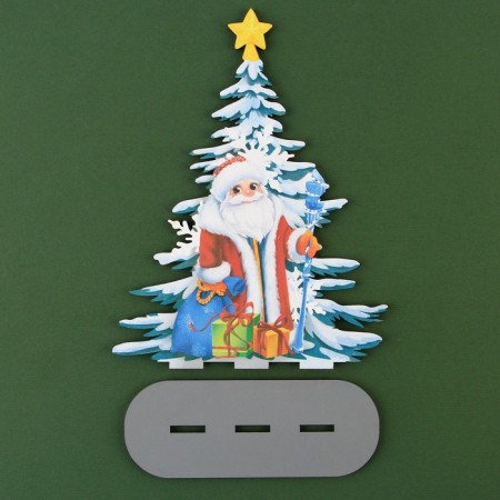 New Year's desktop decor "Santa Claus" 12 x 4.3 x 15.5 cm-5