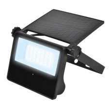 Garden lamp on a sunny battery, with sensors of movement and lighting Uniel, LED, IP65, 6500K, 1300 lm, 122x90x32 mm, black color black