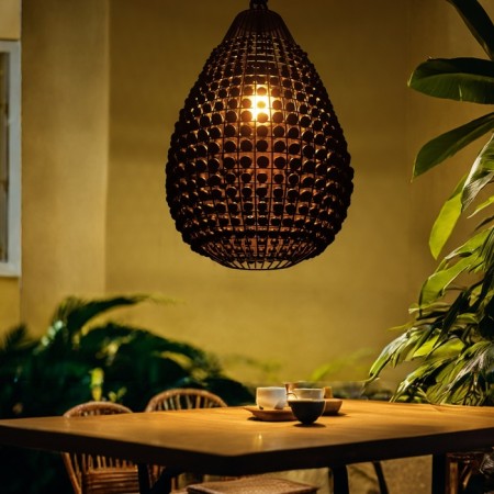 Ceiling light "Brutus" black 1x40W, E27, 40x40x68 cm