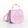 Baby bag on the valve, lilac color