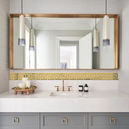 Interior stickers "Labyrinth", mirror, wall decor, set 10 pcs, 10 x 10 cm-5