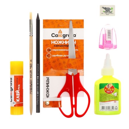 A4 labor folder, plastic, lightning around, folding bar, with a filling of 10 items, calligrata, PTR-1, "deer"-8