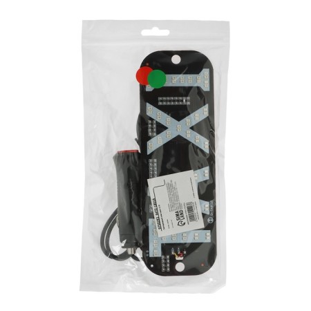 LED taxi sign 12 V, 19 × 6.3 cm, cigarette lighter, green/red-3