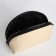 Cosmetic bag with zipper, dairy color