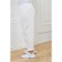 Female trousers, size 66, white color